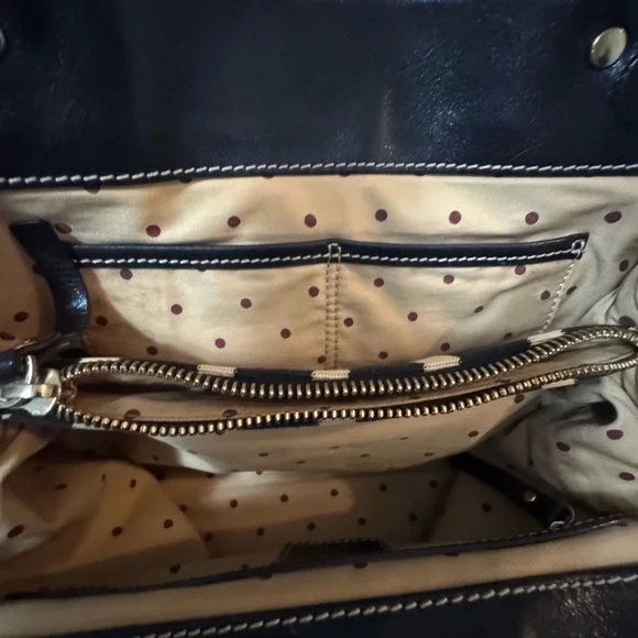 Kate Spade Vintage Black and Red Striped Women's Bag - Picture 9 of 9